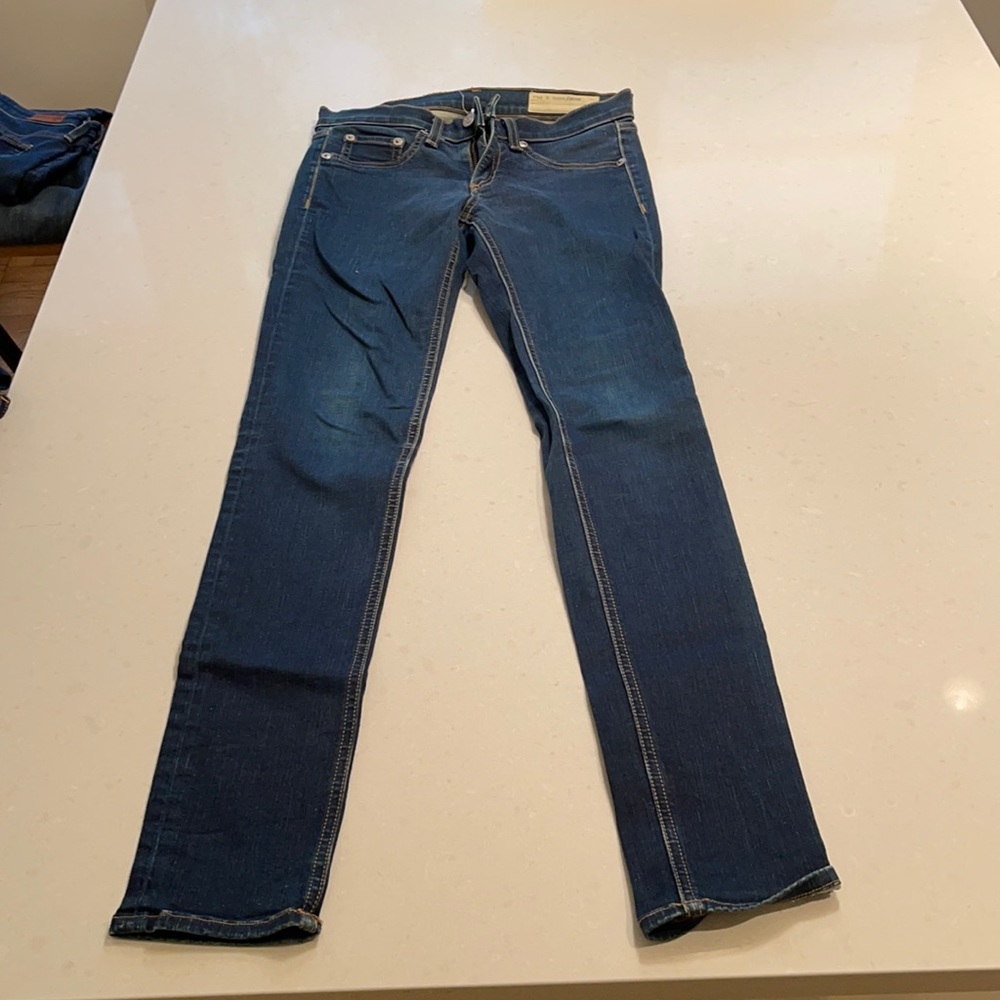 Rag & bone legging jean medium blue wash
